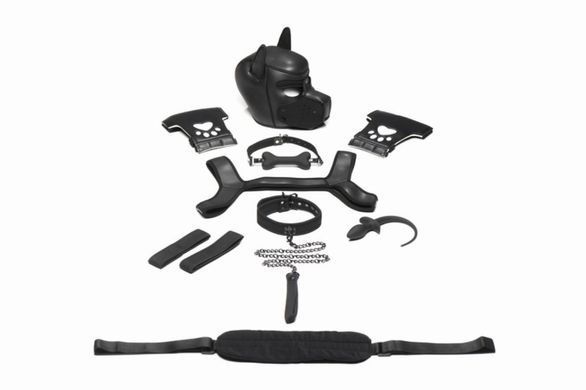 Набор BDSM щенка Master Series Luxury Pup Arsenal Set - Black