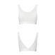 Топ з прозорою вставкою Passion PS002 TOP L, white