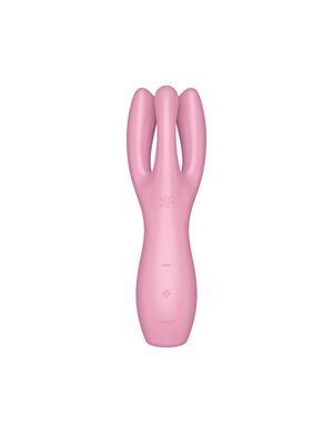 Кліторальний вібратор Satisfyer Threesome 3 Pink з трьома пальчиками