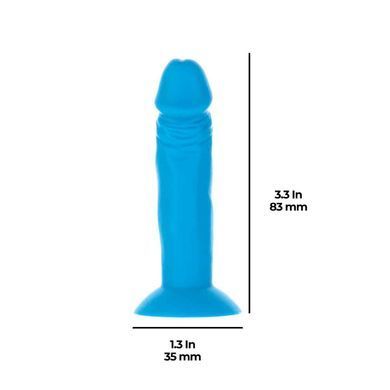 Набір фалоімітаторів ADDICTION Silly Willy 3.3&rdquo; Silicone Dildo, 3 кольори, 12 шт