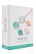 Вагінальні кульки Liebe Kewos &mdash; Peach/Mint, 5 кульок у комплекті, 15, 25, 35, 45 та 55 г