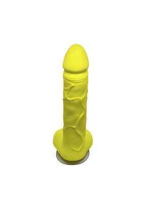 Мило у формі пеніса Чистий Кайф Yellow size L, крафтове мило-член, натуральне