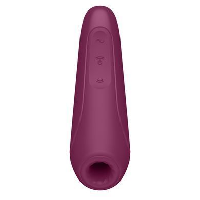 Вакуумний кліторальний стимулятор Satisfyer Curvy 1+ Rose Red з керуванням через інтернет