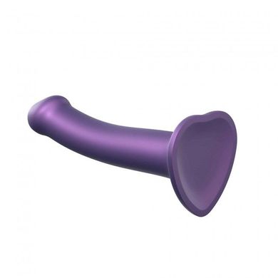 Насадка для страпона Strap-On-Me Mono Density Dildo Violet M, диам. 3,3см, однослойный силикон, гибк