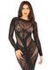 Платье Leg Avenue Lace and Net Bodycon Gown One Size, Black