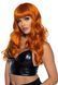 Волнистый парик Leg Avenue Misfit Long Wavy Wig Ginger, длинный, реалистичный вид, 61 см