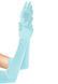 Довгі атласні рукавички Leg Avenue Extra Long Satin Gloves, One Size, світло-блакитні