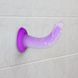 Фалоімітатор, що світиться в темряві, ADDICTION Rave 8&Prime;, Glow in the Dark Dildo Purple Confetti, 20,3 см