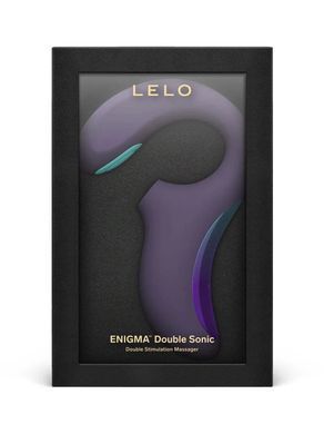Кліторально-вагінальний звуковий стимулятор LELO Enigma Double Sonic Cyber Purple