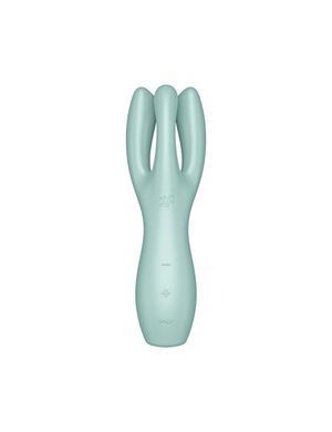 Кліторальний вібратор Satisfyer Threesome 3 Mint з трьома пальчиками
