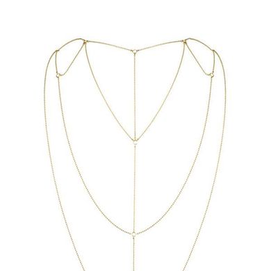 Цепочка для спины Bijoux Indiscrets Magnifique Back and Cleavage Chain - Gold, украшение для тела