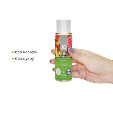 Змазка на водній основі JO H2O &mdash; Tropical Passion (60 мл) без цукру, рослинний гліцерин