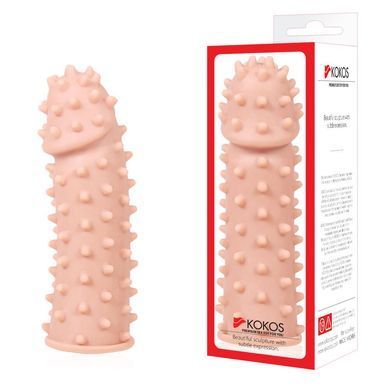 Насадка на член Kokos Extreme Sleeve ES.03 розмір S, потовщувальна, стимулюючий рельєф