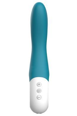 Вібратор точки G Liebe Bend It Rechargeable Ocean Blue, 10 режимів, дуже потужний, гнучкий стовбур