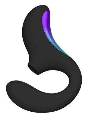 Кліторально-вагінальний звуковий стимулятор LELO Enigma Double Sonic Black