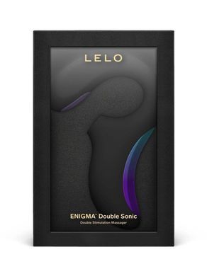 Кліторально-вагінальний звуковий стимулятор LELO Enigma Double Sonic Black
