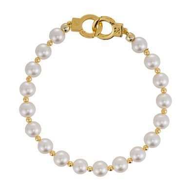 Перлинні наручники та поножі LOCKINK Pearl Handcuffs & Anklecuffs
