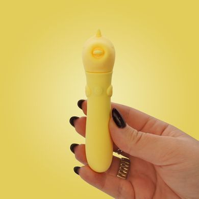 Вібратор-єдиноріжка Unihorn USB Bullet &ndash; Bean Blossom, віброкуля, USB-зарядка, 10 режимів