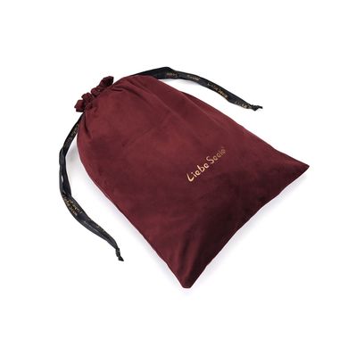 Оксамитовий мішечок для зберігання іграшок Liebe Seele Wine Red Large Storage Bag Oblong, 34х45 см