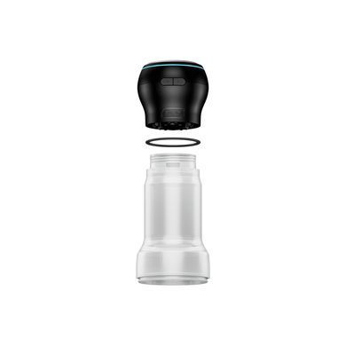 Мастурбатор Kiiroo Feel Pocket Crystal зі всмоктувальною інтерактивною насадкою PowerBlow Combo Set