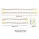 Перлинні наручники та поножі LOCKINK Pearl Handcuffs & Anklecuffs