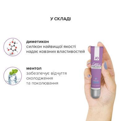 Стимулювальний гель для клітора JO CHILL COOLING (10 мл) охолоджувальний