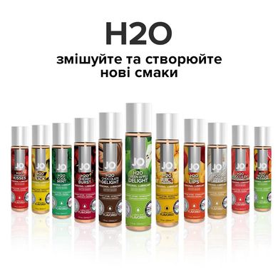 Смазка на водной основе JO H2O — Green Apple (120 мл) без сахара, растительный глицерин