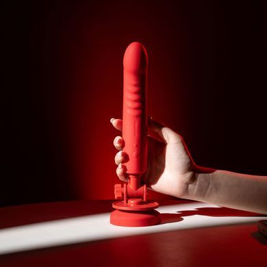 Смарт-мини секс-машина Lovense Mission 2 Vibrating suction cup dildo, 6500 вибраций/мин, Touch Sense