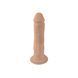 Двойной фаллоимитатор с вибрацией SilexD Double Gusto Vibro Flesh (Model 1 size 8" & 7") + LRS, диаметр 4,5 см и 3,7 см