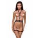 Портупея-стрепы с двойным ремнем Passion Exclusive DENIRA XXL/XXXL, black
