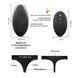Вібратор у трусики Dorcel DISCREET VIBE XL, підігрів та пульт ДК, трусики в комплекті