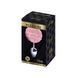 Металлическая анальная пробка Кроличий хвостик Alive Fluffy Plug M Pink, диаметр 3,4 см