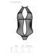 Сетчатое боди с кружевом на груди Passion SATARA BODY XXL/XXXL black