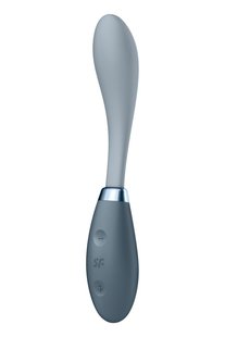 Вибратор Satisfyer G-Spot Flex 3 Grey, гибкий ствол с фиксацией положения