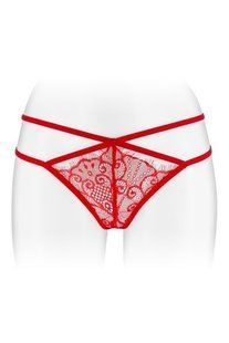 Трусики-стрінги Fashion Secret MYLENE Red з подвійною лінією стегна
