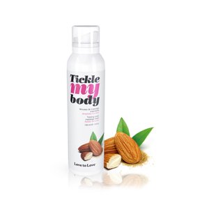 Массажная пена Love To Love Tickle my body Sweet almonds (150 мл), увлажняющая