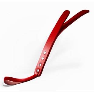 Падл двошаровий Feral Feelings Leather Mini Paddle Red, натуральна шкіра, red