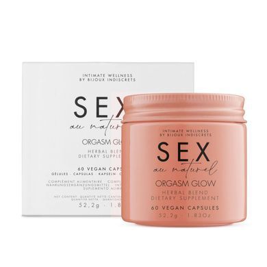 Натуральная пищевая добавка для повышения либидо Bijoux Indiscrets Sex au Naturel &mdash; Orgasm Glow