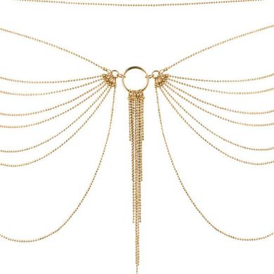 Цепочка на трусики или лиф Bijoux Indiscrets MAGNIFIQUE Waist Chain - Gold, украшение на тело