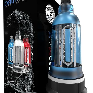 Гидропомпа Bathmate Hydromax 7 WideBoy Blue (X30) для члена длиной от 12,5 до 18 см, диам. до 5,5 см