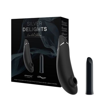 Премиальный подарочный набор Silver Delights Collection: Womanizer Premium и We-Vibe Tango