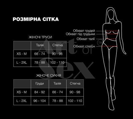 Трусики зі стразовим ланцюгом Art of Sex - Lea, розмір L-2XL, Срібло/Чорний