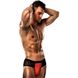 Распродажа!!! Мужские трусики с красным гульфиком Passion 007 THONG red XXL/XXXL