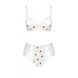 Еротичний комплект з малюнком Passion LOVELIA BIKINI XXL/XXXL, white