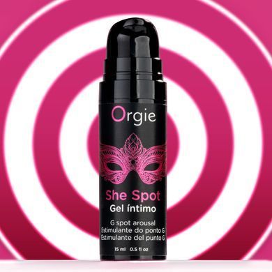 Гель для стимуляции точки G Orgie She Spot Intimate Gel, 15 мл, тепло-холод, эффект вибрации