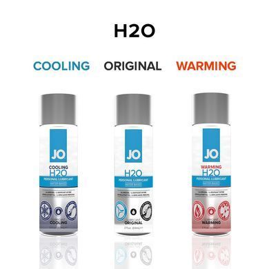 Зігрівальна змазка на водній основі JO H2O WARMING (120 мл) з екстрактом перцевої м&rsquo;яти