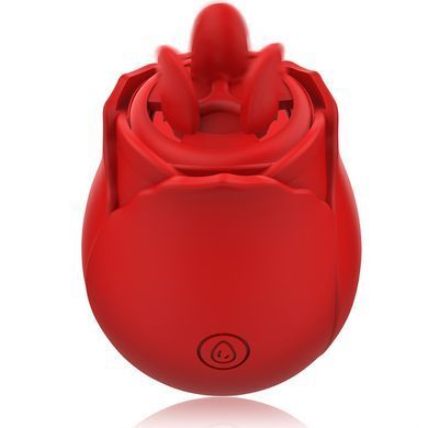 Вакуумний стимулятор клітора з додатковими насадками, 3 в 1 Rose Luxury edition, колір: червоний Mia (Іспанія)