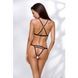 Портупея-стрепы Passion Exclusive KELIS BRA XXL/XXXL, black, трусики в комплекте