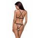 Портупея-стрепы Passion Exclusive KELIS BRA XXL/XXXL, black, трусики в комплекте