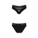 Трусики с широкой резинкой и кружевом Passion PS001 PANTIES L, black